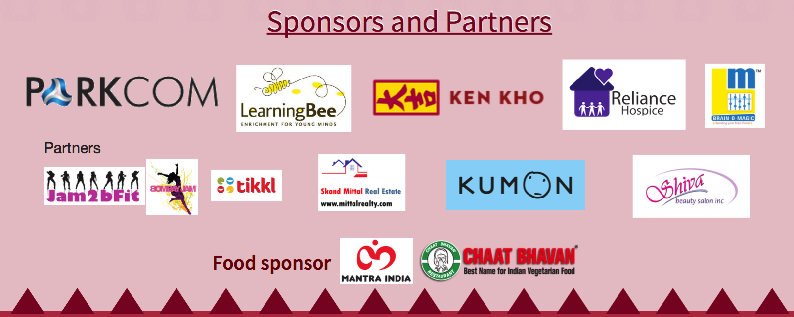 Sponsors and partners 2018